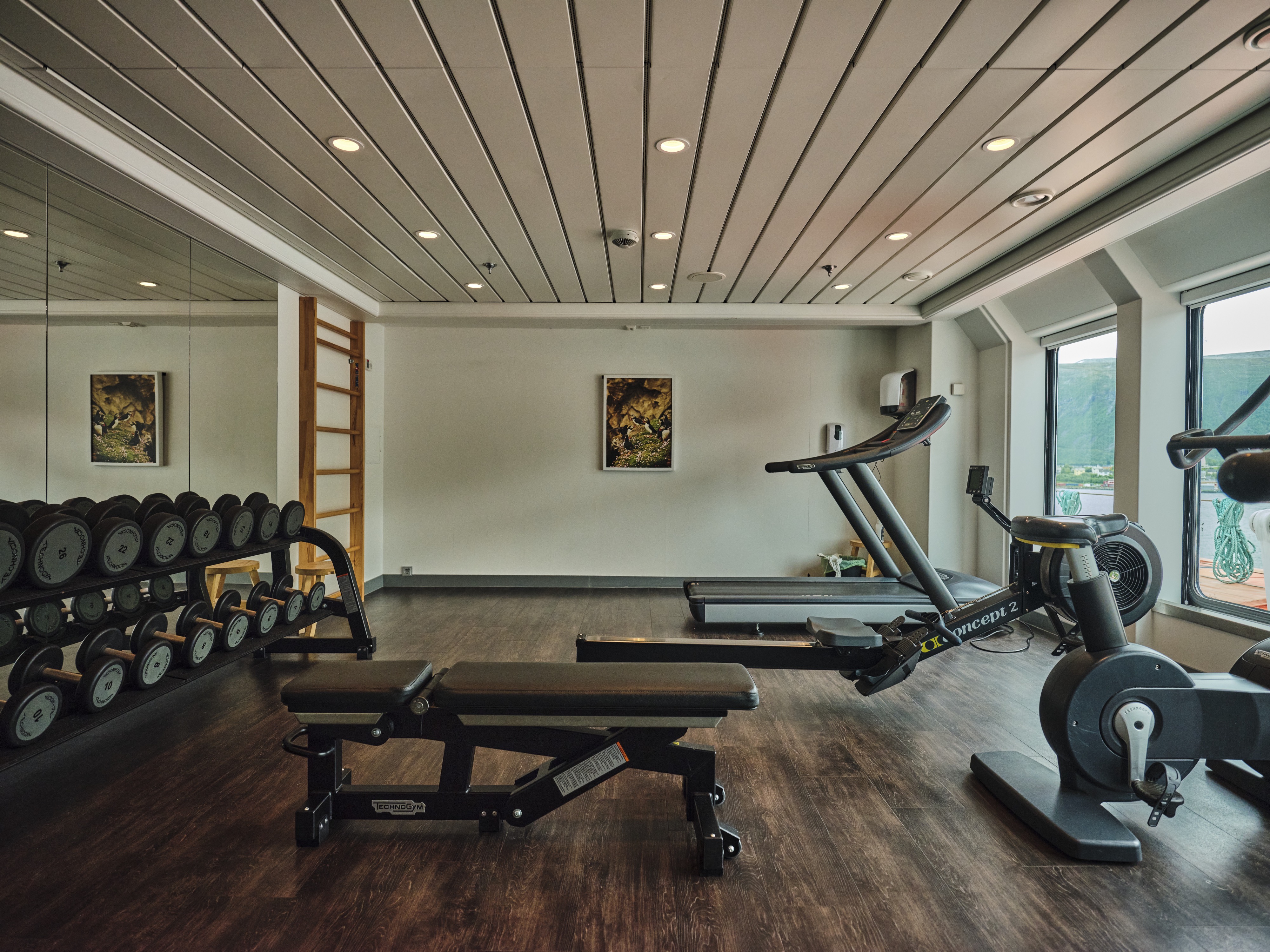 MS Polarlys - Sauna and Fitness Room